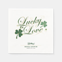 Glück in der Liebe St Patrick's Modern Brautparty