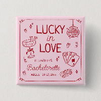 Glück in der Liebe Whimsical Hand Drawn Bacheloret