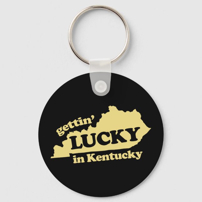 Glück in Kentucky Schlüsselanhänger (Vorderseite)