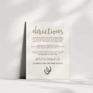 Glück in Richtung Liebe Begleitkarte