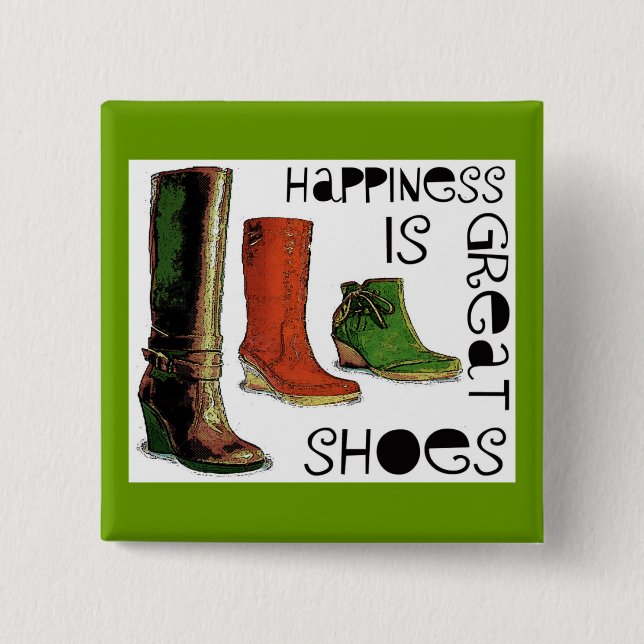 Glück ist button (Vorderseite)