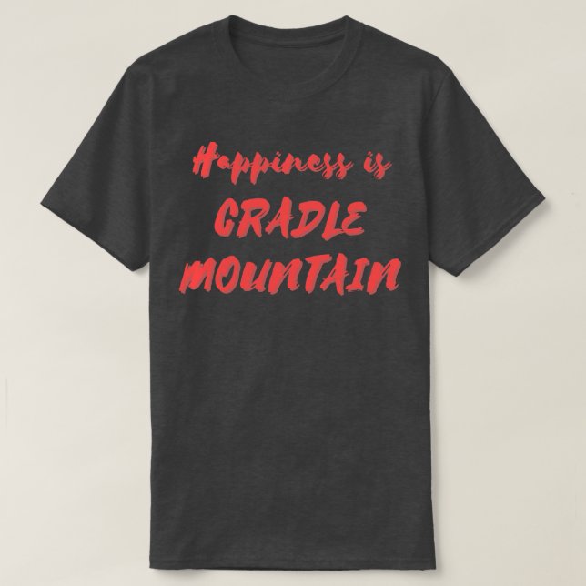 Glück ist der Kinderberg T-Shirt (Design vorne)