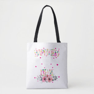 Glück ist der Muttertag der Nene Floral Mimi Tasche