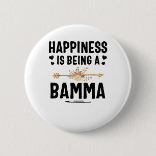 Glück ist ein Bamma-Erntedank Weihnachten Button