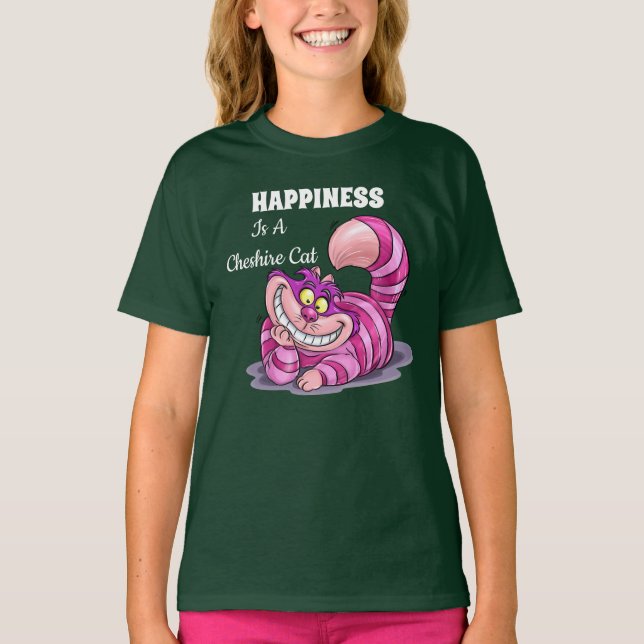 Glück ist ein Cheshire Cat T - Shirt (Vorderseite)