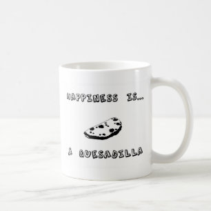Glück ist ein Fragebogen Kaffeetasse