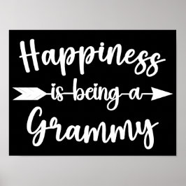 Glück ist ein Grammy-Muttertag-Oma Poster