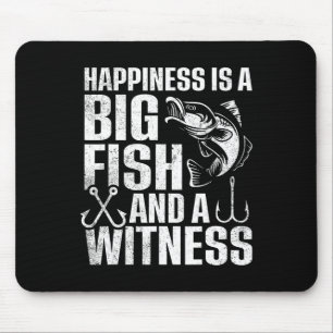 Glück ist ein großer Fisch und ein Zeuge 1 Mousepad