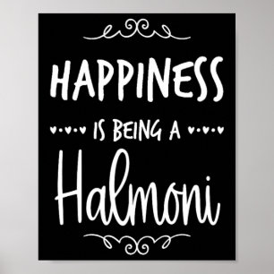 Glück ist ein Halmoni-Korea-Oma Poster