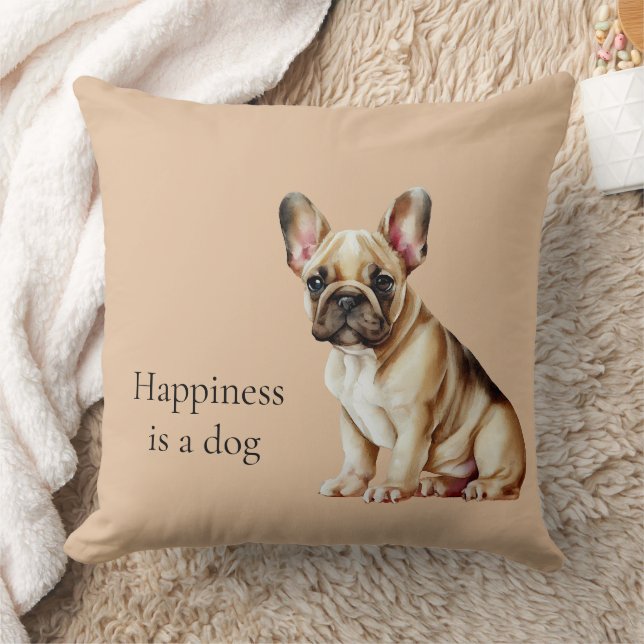 Glück ist ein Hund Kissen (Decke)