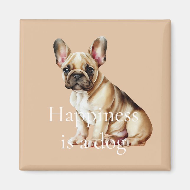 Glück ist ein Hund Magnet (Vorne)