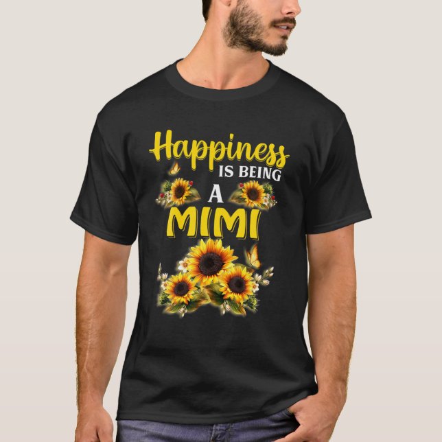 Glück ist ein Mimi. T-Shirt (Vorderseite)