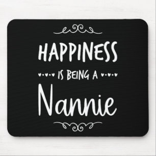 Glück ist ein Nannie Special Oma Mousepad