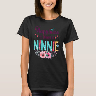 Glück ist ein Ninnie-Ever-Deko für Frauen T-Shirt
