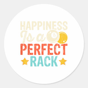 Glück ist ein perfektes Rack 3 Runder Aufkleber