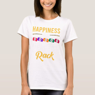 Glück ist ein perfektes Rack Billard Spiel Lover B T-Shirt