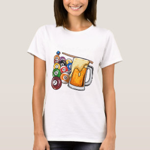 Glück ist ein perfektes Rack I Pool Billard Playe T-Shirt