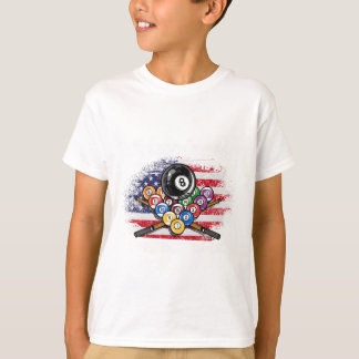 Glück ist ein perfektes Rack I Pool Billard Playe T-Shirt