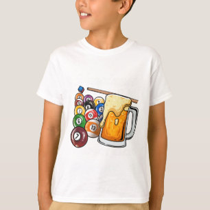 Glück ist ein perfektes Rack I Pool Billard Playe T-Shirt