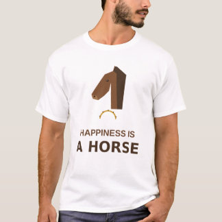 Glück Ist Ein Pferd – Geschenk Für Pferdefreunde T-Shirt
