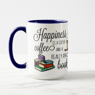 Glück ist ein Pokal des Kaffees und ein Phantasti Tasse