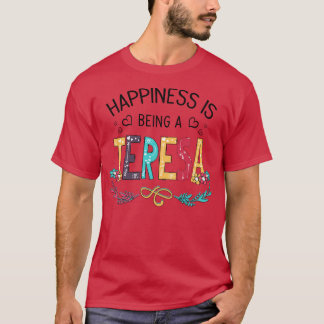Glück ist ein Teresa Wildblumen Valentine T-Shirt