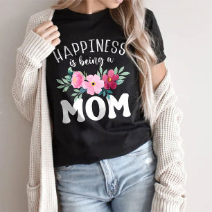 Glück ist eine Mama Muttertagsgeschenk T - Shirt