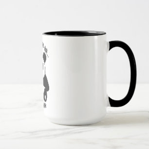 Glück ist eine Panda-Tasse Tasse