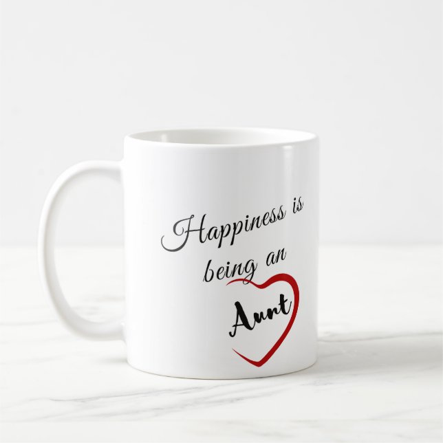 Glück ist eine Tante Kaffeetasse (Links)