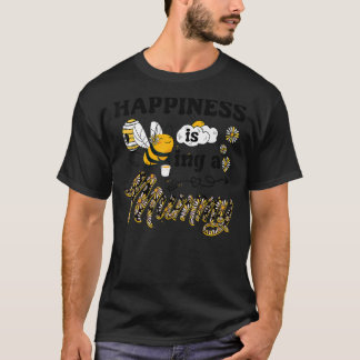 Glück ist eine weibliche Honigbiene-Mama T-Shirt