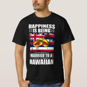 Glück ist einem Hawaii Verheiratet T-Shirt