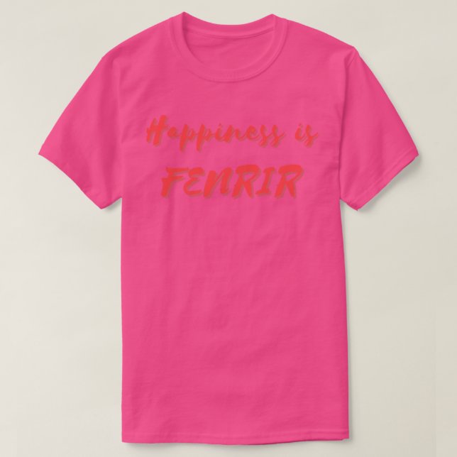 Glück ist Fenrir T-Shirt (Design vorne)