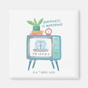 Glück ist FRIENDS™ zu schauen Magnet