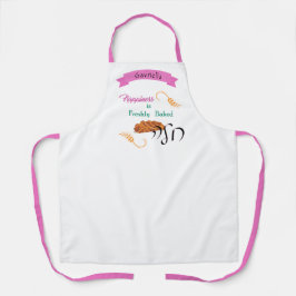 Glück ist frisch gebacken Challah Pink Schürze