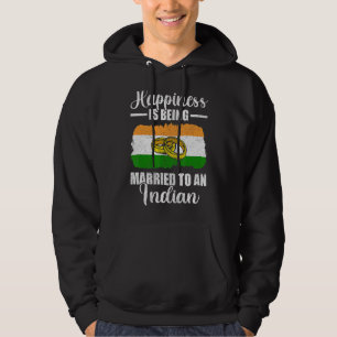 Glück ist für eine indische Hochzeit Verheiratet Hoodie