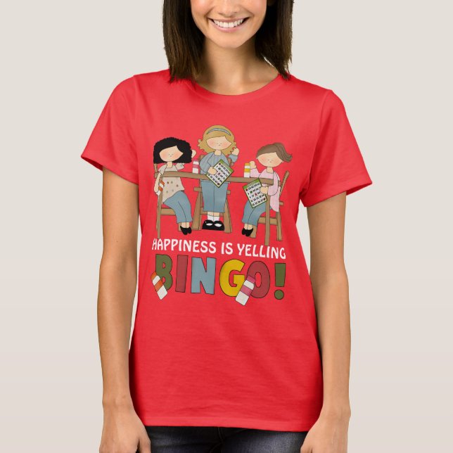 Glück ist GELLING BINGO Frauen T - Shirt (Vorderseite)