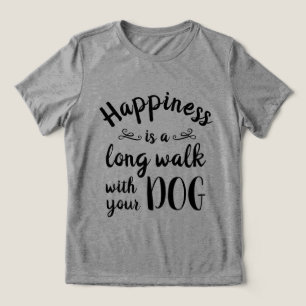 Glück ist... Hundewelsch T - Shirt