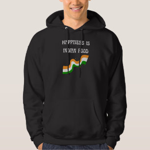Glück ist indischer Food Feinschmecker Indien Koch Hoodie