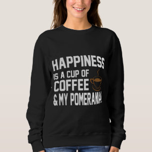 Glück ist Kaffee Amp Spitz Sweatshirt