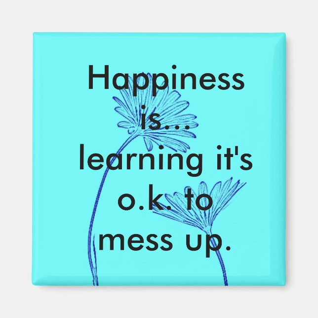 Glück ist... Kühlschrankmagnet (Vorne)