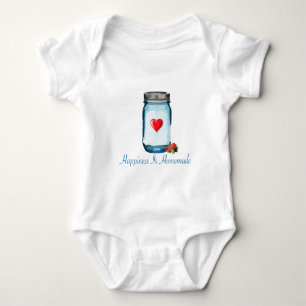 GLÜCK IST SELBST GEMACHT (WECKGLAS) BABY STRAMPLER