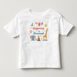 Glück ist selbstgefälliger Kleinkind-T - Shirt