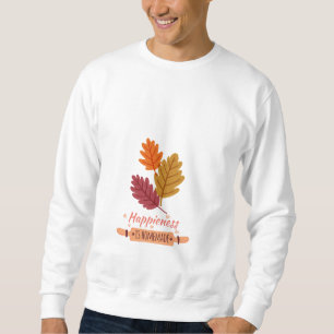 Glück ist selbstgemacht Herbst unglaubliches Desig Sweatshirt