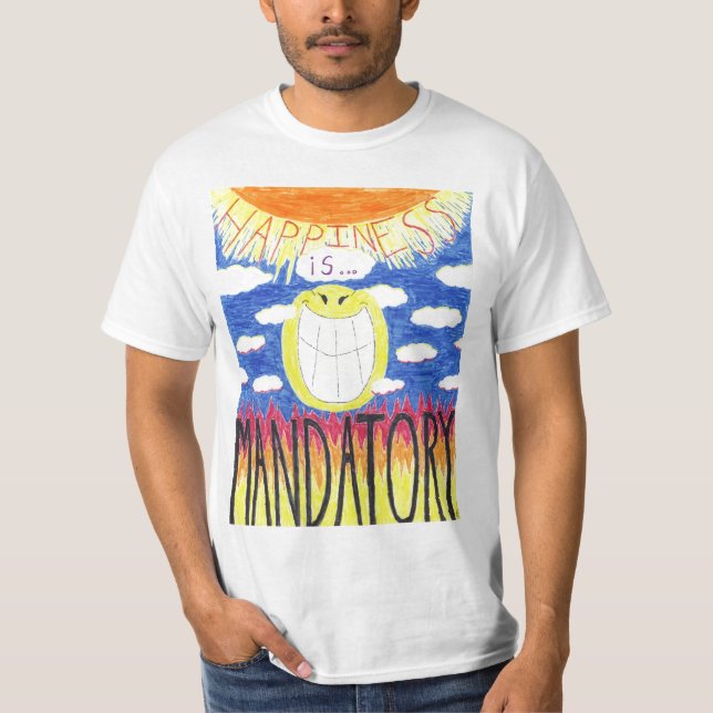 Glück ist T-Shirt (Vorderseite)