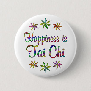 Glück ist Tai-Chi Button