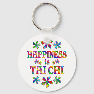 Glück ist Tai-Chi Schlüsselanhänger
