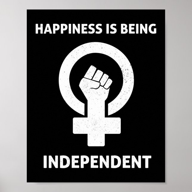 Glück ist unabhängig poster (Vorne)