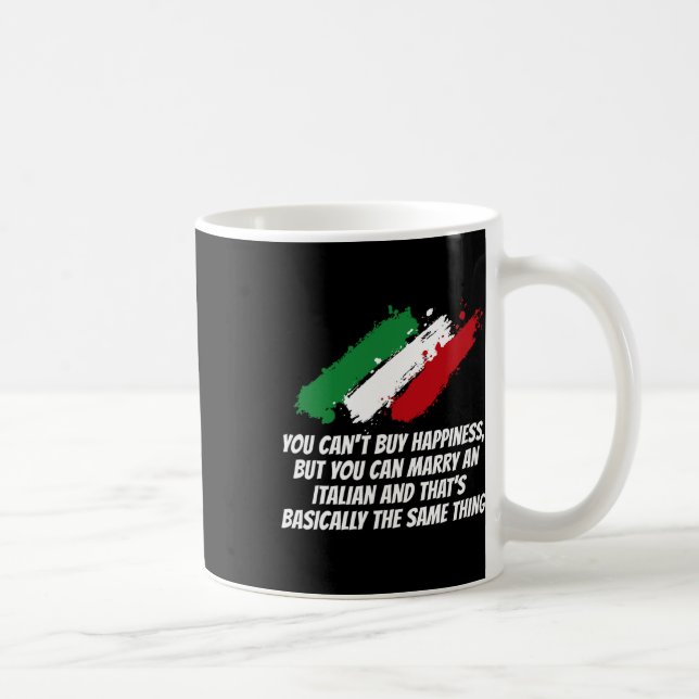 Glück kann man nicht kaufen, aber man kann einen I Kaffeetasse (Rechts)
