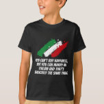 Glück kann man nicht kaufen, aber man kann einen I T-Shirt<br><div class="desc">Glück kann man nicht kaufen,  aber man kann einen italienischen Witz heiraten</div>