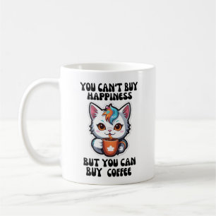 Glück kann man nicht kaufen, aber man kann Kaffee  Kaffeetasse
